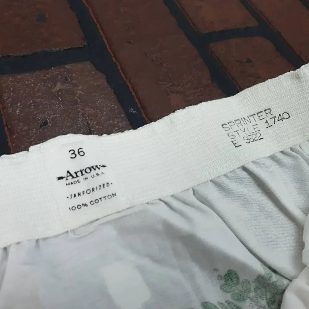 Arrow Sanforized Size 36 Boxers Underwear 70s‎